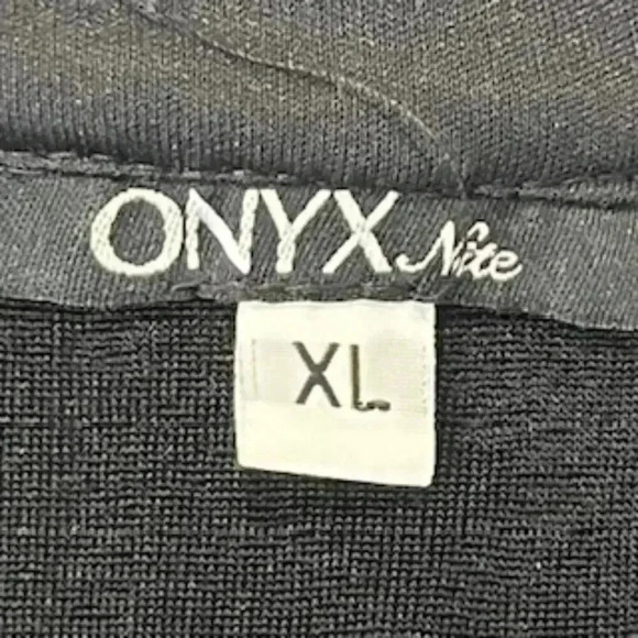 Vintage ONYX Nite Red Geometric Glitter Jacket Women’s Sz XL - Picture 10 of 12